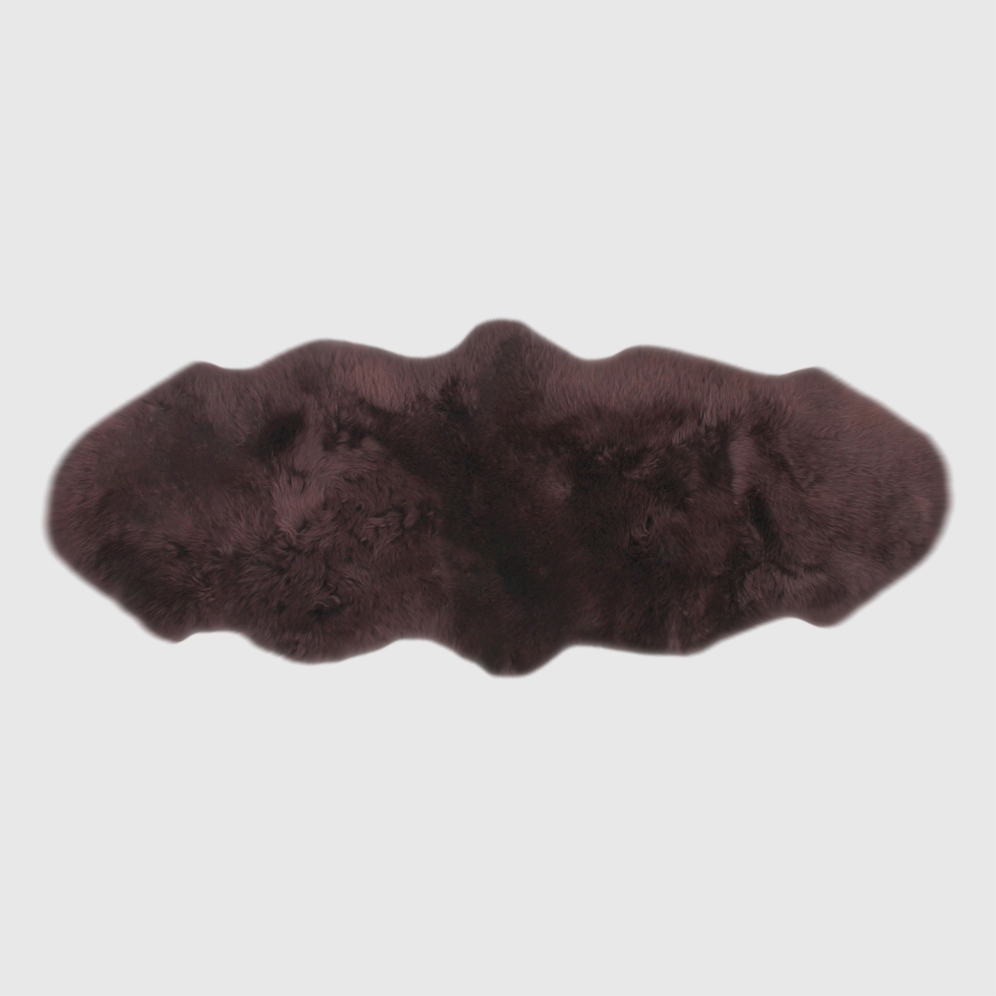 The Mood Charlie Sheepskin Double Pelt Rug, Cinnamon