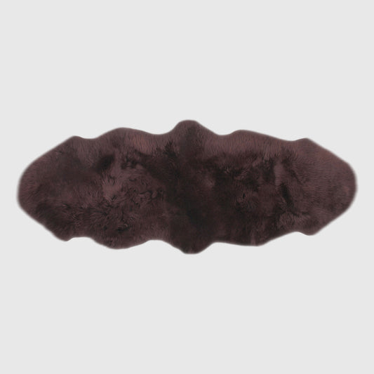 The Mood Charlie Sheepskin Double Pelt Rug, Cinnamon